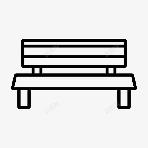 长凳椅子公园图标svg_新图网 https://ixintu.com 公园 坐 座位 开发 椅子 网页设计 营销用户界面概述 长凳