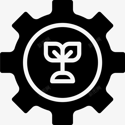 土壤生态绿色图标svg_新图网 https://ixintu.com Pretycons生态固体 回收 土壤 星球 污染 生态 绿色