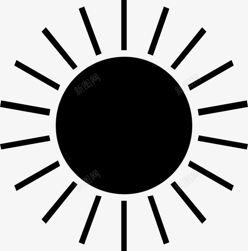 阳光天空晴天图标svg_新图网 https://ixintu.com 天空 晴天 阳光
