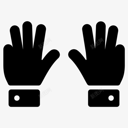 八数数手指图标svg_新图网 https://ixintu.com 八 手指 数字 数数 用手指的数字