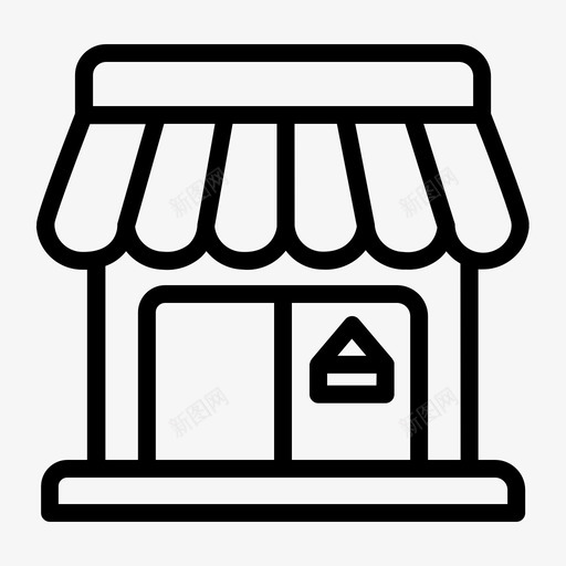 商店电子商务卖家图标svg_新图网 https://ixintu.com 卖家 商店 展示商店 电子商务 电子商务线路 购物