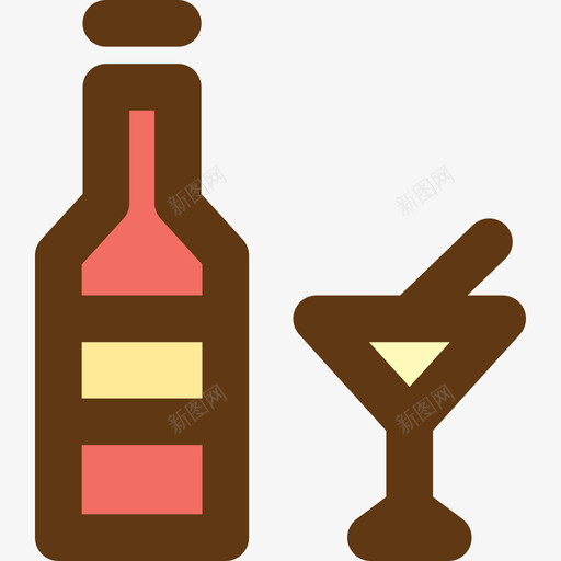 葡萄酒复活节31线性颜色图标svg_新图网 https://ixintu.com 复活节31 线性颜色 葡萄酒