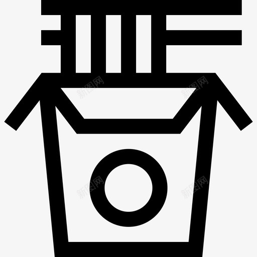 面条中餐4直系图标svg_新图网 https://ixintu.com 中餐4 直系 面条