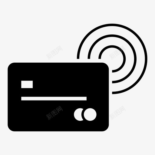 银行信用卡电子支付图标svg_新图网 https://ixintu.com 信号 信用卡 电子支付 银行