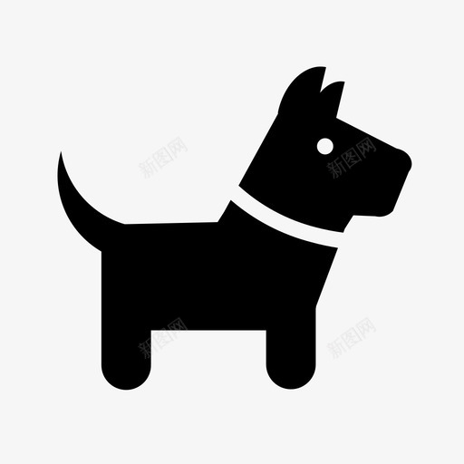 狗朋友宠物图标svg_新图网 https://ixintu.com 宠物 小狗 朋友 狗