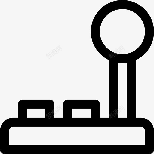 操纵杆游戏21线性图标svg_新图网 https://ixintu.com 操纵杆 游戏21 线性