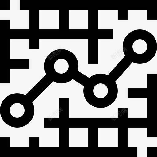 折线图统计图和图表线性图图标svg_新图网 https://ixintu.com 折线图 线性图 统计图和图表