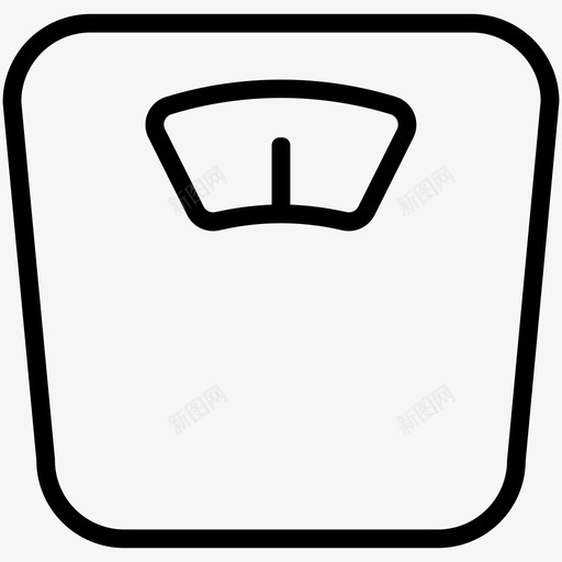 体脂秤-01svg_新图网 https://ixintu.com 体脂秤-01