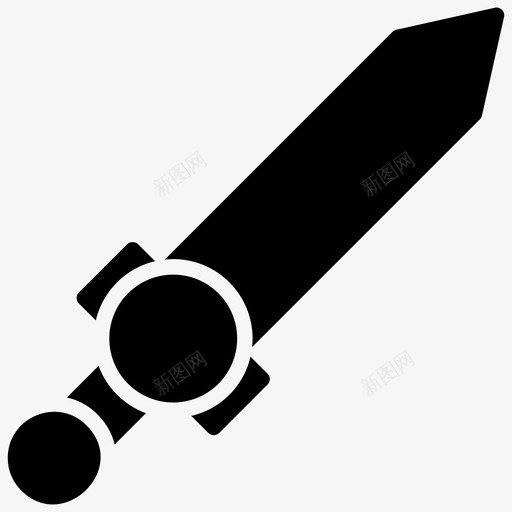 剑剑道武术图标svg_新图网 https://ixintu.com 剑 剑术 剑道 北欧海盗元素雕文图标 武器 武术