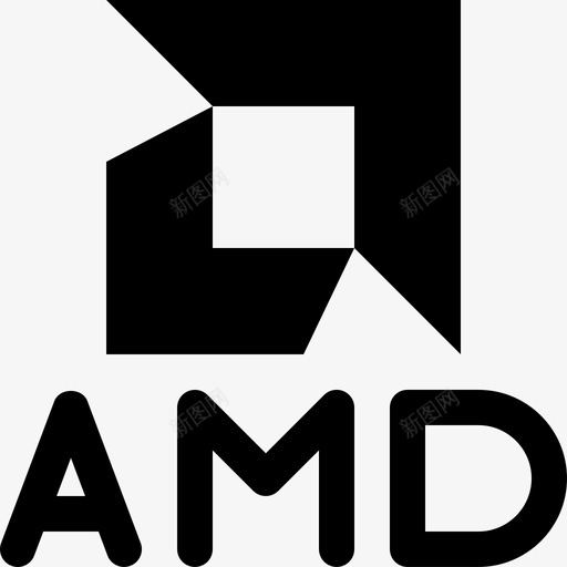 Amd徽标501填充图标svg_新图网 https://ixintu.com Amd 填充 徽标501