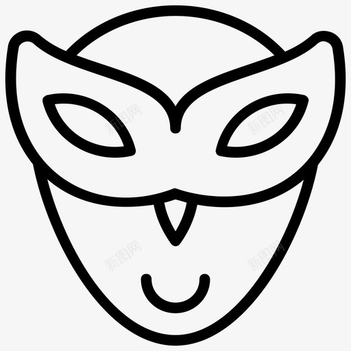 派对服装眼罩眼睛道具图标svg_新图网 https://ixintu.com 意大利符号线图标 派对服装 派对流行 派对道具 眼睛道具 眼罩 面罩