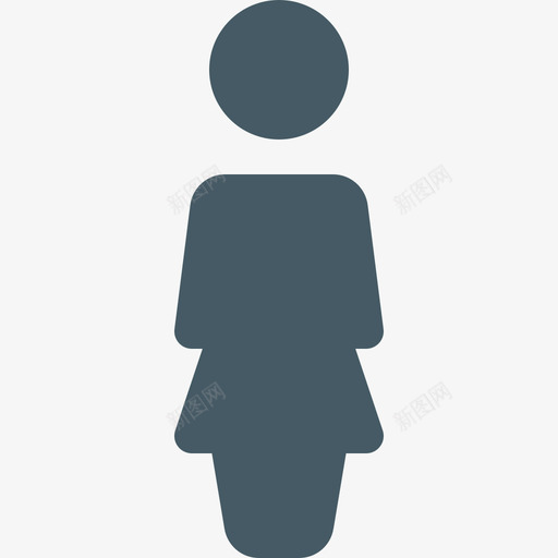 女用户10单位图标svg_新图网 https://ixintu.com 单位 女 用户10