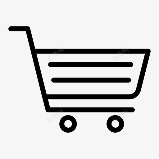 购物车添加产品购买图标svg_新图网 https://ixintu.com 手推车 添加产品 电子商务线 购买 购物车