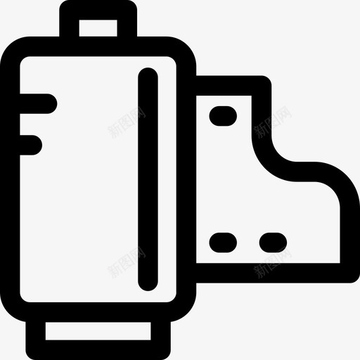 薄膜带电子16线性图标svg_新图网 https://ixintu.com 电子16 线性 薄膜带
