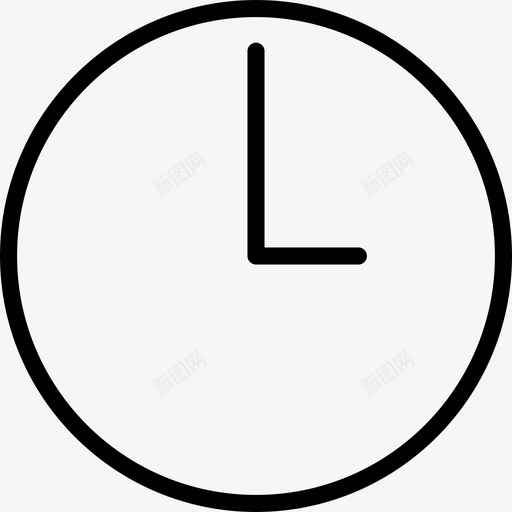 挂钟必需品22线性图标svg_新图网 https://ixintu.com 必需品22 挂钟 线性