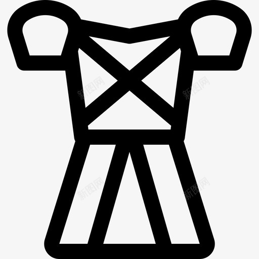 连衣裙圣帕特里克斯2直纹图标svg_新图网 https://ixintu.com 圣帕特里克斯2 直纹 连衣裙
