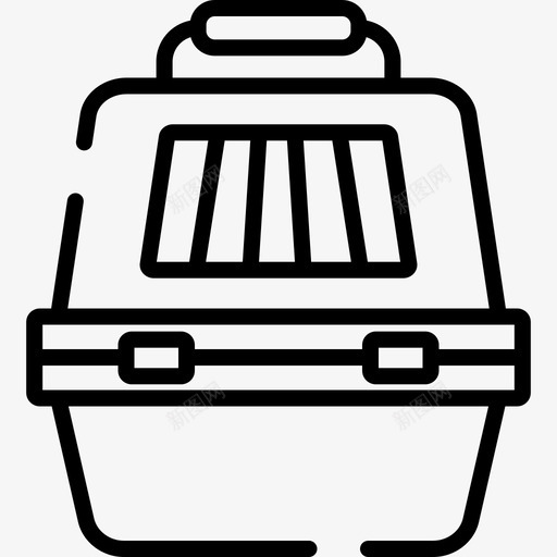 承运人宠物店15线性图标svg_新图网 https://ixintu.com 宠物店15 承运人 线性