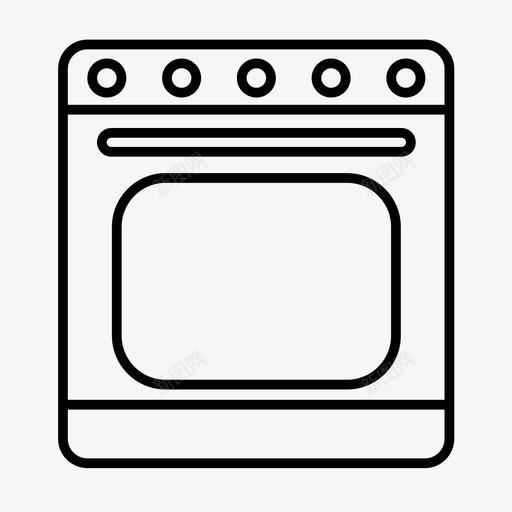 烤箱厨房暖气图标svg_新图网 https://ixintu.com 厨师 厨房 厨房用具 对流 暖气 炉灶 烘焙 烤箱 烹饪 电器 食物准备