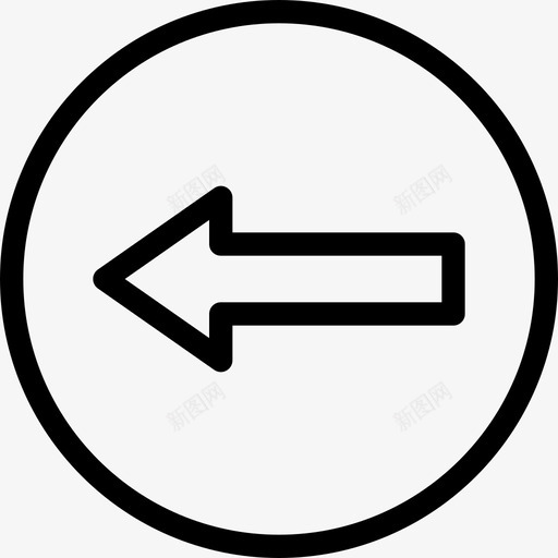 左转交通路标3直线图标svg_新图网 https://ixintu.com 交通路标3 左转 直线