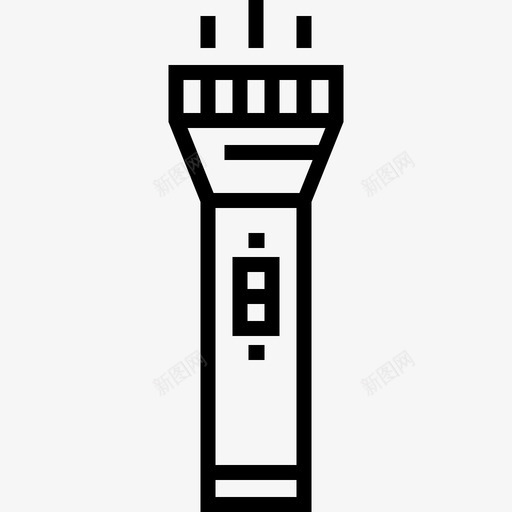 手电筒冒险10直线型图标svg_新图网 https://ixintu.com 冒险10 手电筒 直线型