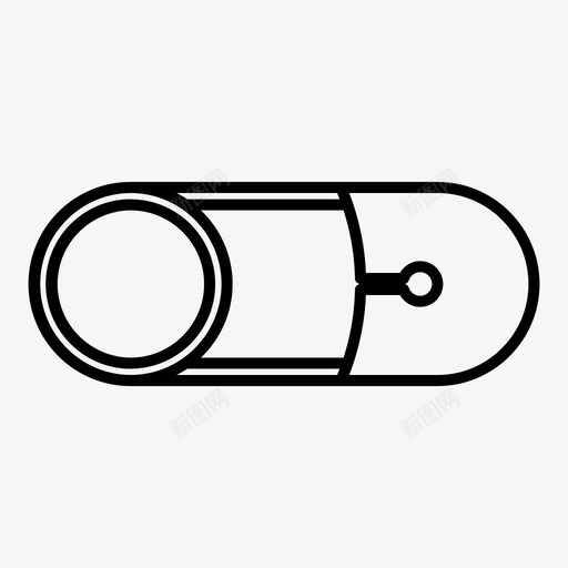 弹簧卡子附件文件图标svg_新图网 https://ixintu.com 回形针 弹簧卡子 文件 纸张 附件