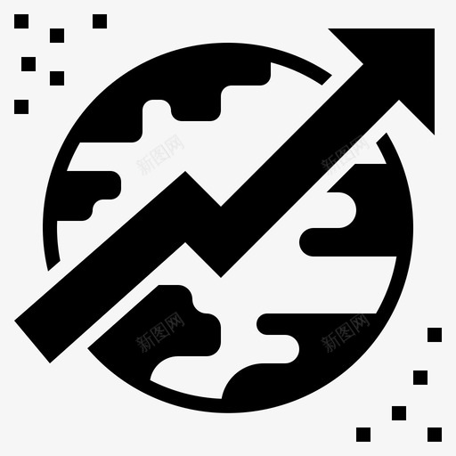 趋势时尚全球图标svg_新图网 https://ixintu.com 全球 时尚 营销管理字形 趋势