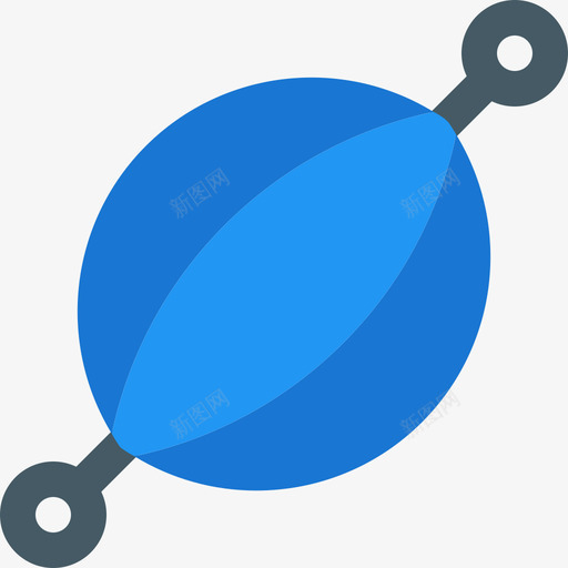打孔球26号运动型扁平图标svg_新图网 https://ixintu.com 26号运动型 扁平 打孔球