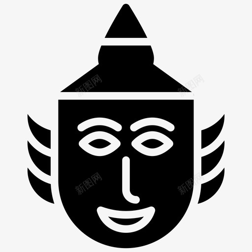 面具鬼节phikhon图标svg_新图网 https://ixintu.com bunluang khon节 phikhon 泰国字形图标 面具 鬼节