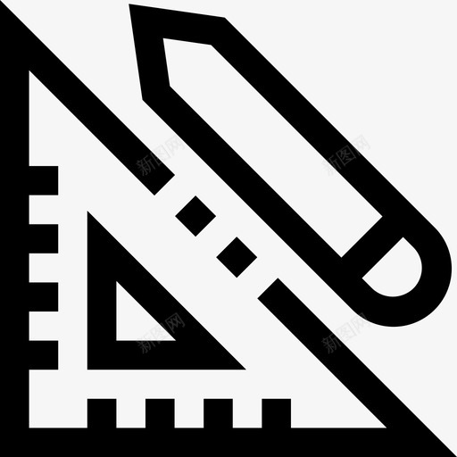 布景广场艺术与2直线图标svg_新图网 https://ixintu.com 布景广场 直线 艺术与设计2