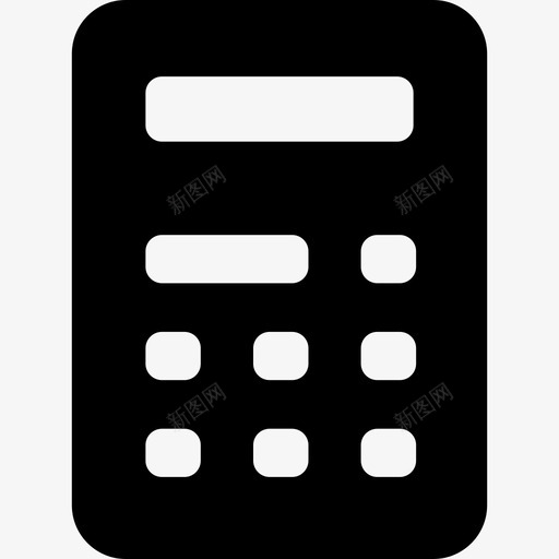 计算器呆子13填充图标svg_新图网 https://ixintu.com 呆子13 填充 计算器