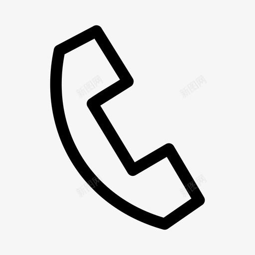 电话通讯多媒体图标svg_新图网 https://ixintu.com 多媒体 电话 通讯