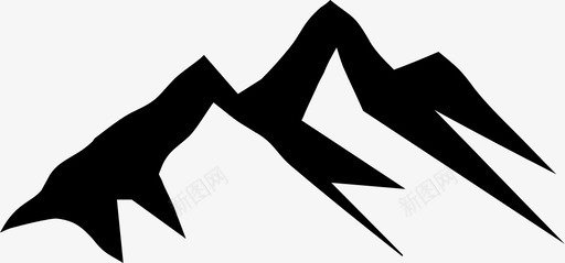 山风景全景图标svg_新图网 https://ixintu.com 全景 山 风景