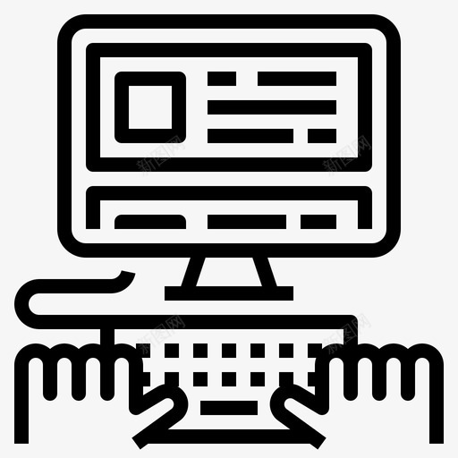 博文博客社交图标svg_新图网 https://ixintu.com 作家 博客 博文 数字营销 社交