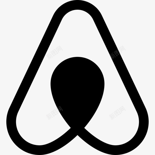 AirBnb徽标501填充图标svg_新图网 https://ixintu.com AirBnb 填充 徽标501
