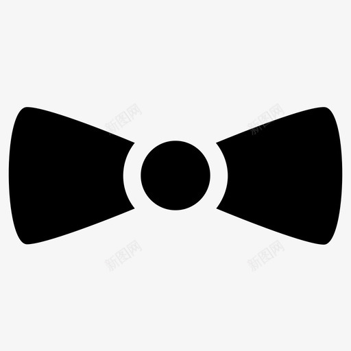 蝴蝶结优雅时尚图标svg_新图网 https://ixintu.com 优雅 时尚 蝴蝶结 西装蝴蝶结