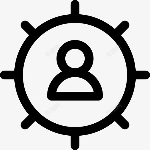 人力资源团队合作18直线型图标svg_新图网 https://ixintu.com 人力资源 团队合作18 直线型