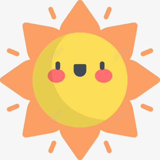 太阳春天31号平的图标svg_新图网 https://ixintu.com 太阳 平的 春天31号