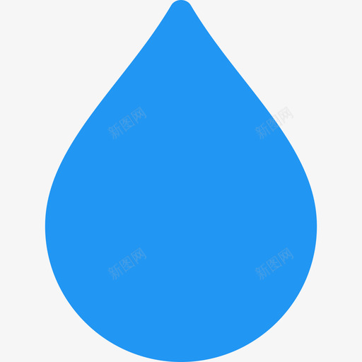 雨滴天气97平坦图标svg_新图网 https://ixintu.com 天气97 平坦 雨滴