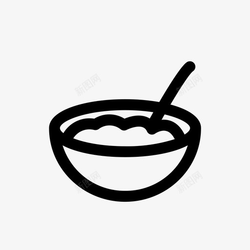 米饭碗杯图标svg_新图网 https://ixintu.com 日式 杯 温热 碗 米饭