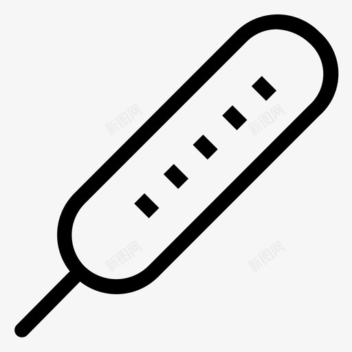 体温发烧测量图标svg_新图网 https://ixintu.com 体温 体温计 医疗 发烧 测量
