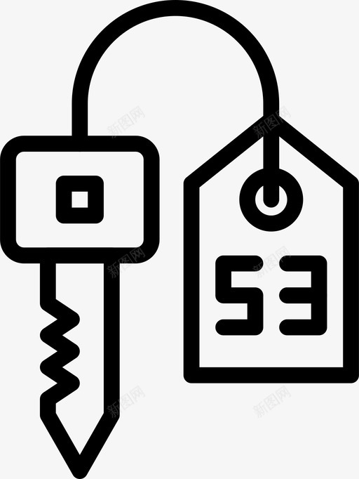 海滨度假酒店图标svg_新图网 https://ixintu.com 海滨度假酒店