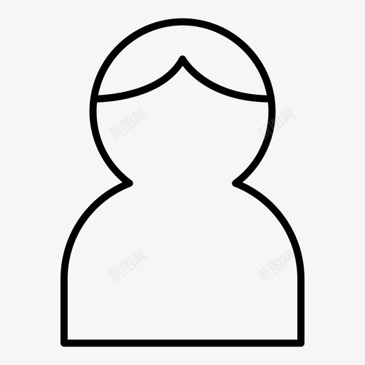 用户头像登录图标svg_新图网 https://ixintu.com 会员 头像 用户 登录