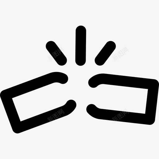 断链发展26线性图标svg_新图网 https://ixintu.com 发展26 断链 线性