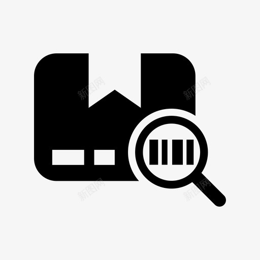 产品条码扫描跟踪号图标svg_新图网 https://ixintu.com 产品条码 扫描 物流 跟踪号