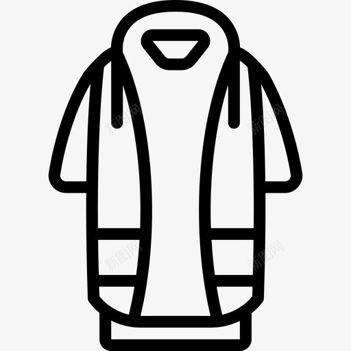 连帽衫男装3线性图标svg_新图网 https://ixintu.com 男装3 线性 连帽衫