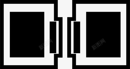 窗户平开窗图案图标svg_新图网 https://ixintu.com 图案 平开窗 窗户