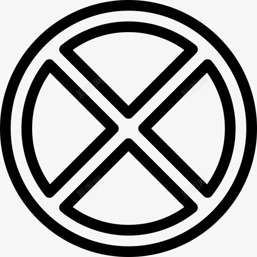 禁止停车交通路标3直线图标svg_新图网 https://ixintu.com 交通路标3 直线 禁止停车