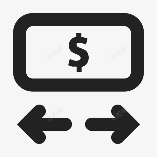 货币流通速度商业金融图标svg_新图网 https://ixintu.com 商业 货币流通速度 金融
