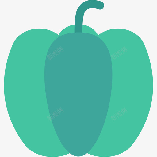 辣椒食品59扁平图标svg_新图网 https://ixintu.com 扁平 辣椒 食品59