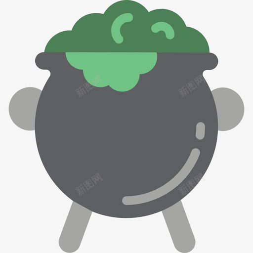 Potful万圣节52扁平图标svg_新图网 https://ixintu.com Potful 万圣节52 扁平